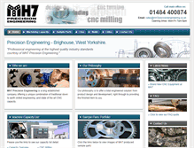 Tablet Screenshot of mh7precisionengineering.co.uk